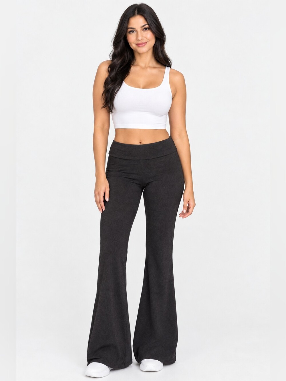 Shein - Flared Yoga Pants